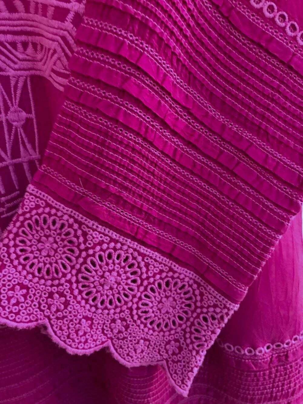 Johnny Was Magenta Leena Embroidered Tunic - Picture 13 of 13